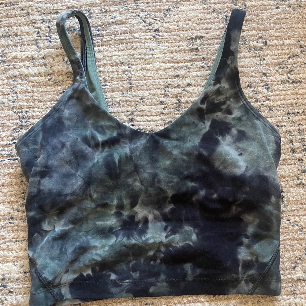 Lululemon bra tie dye size 4